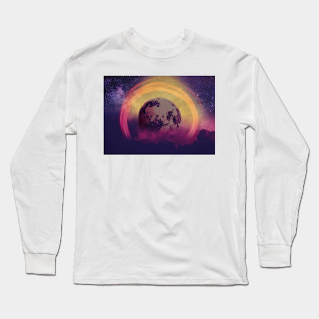 Planet from another dimension Long Sleeve T-Shirt by Print&fun